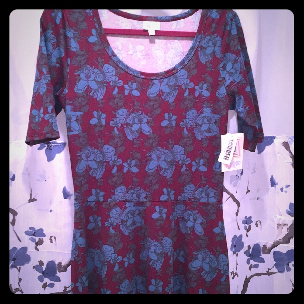 LulaRoe full length Ana dress size medium.  NEW!